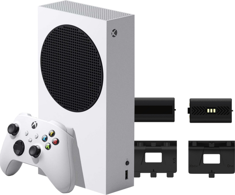 Xbox Series S + BlueBuilt Oplaadbare Batterijen