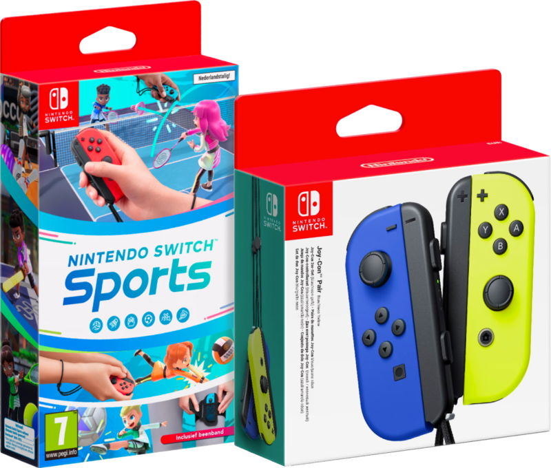 Nintendo Switch Sports + Joy-Con Set Blau/Neon Gelb