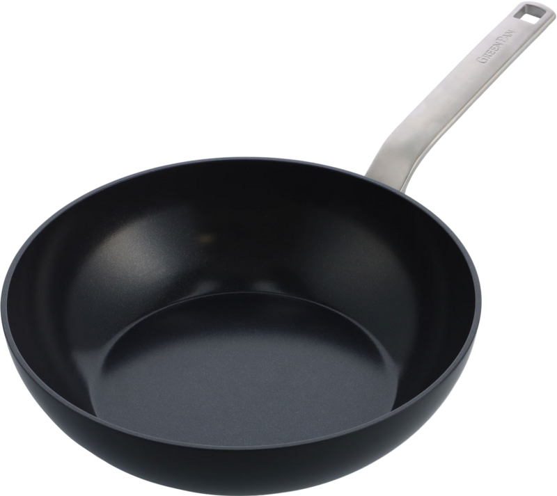 GreenPan Evolution Wok 28 cm Schwarz