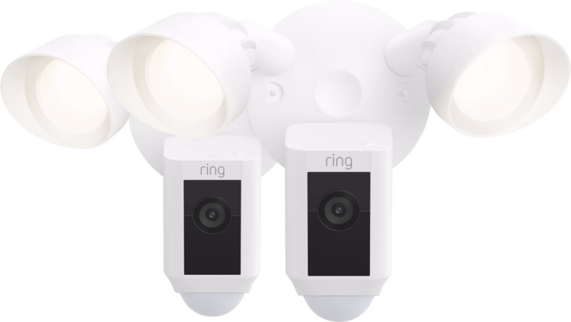 Ring Floodlight Cam Wired Plus Weiß Doppelpack