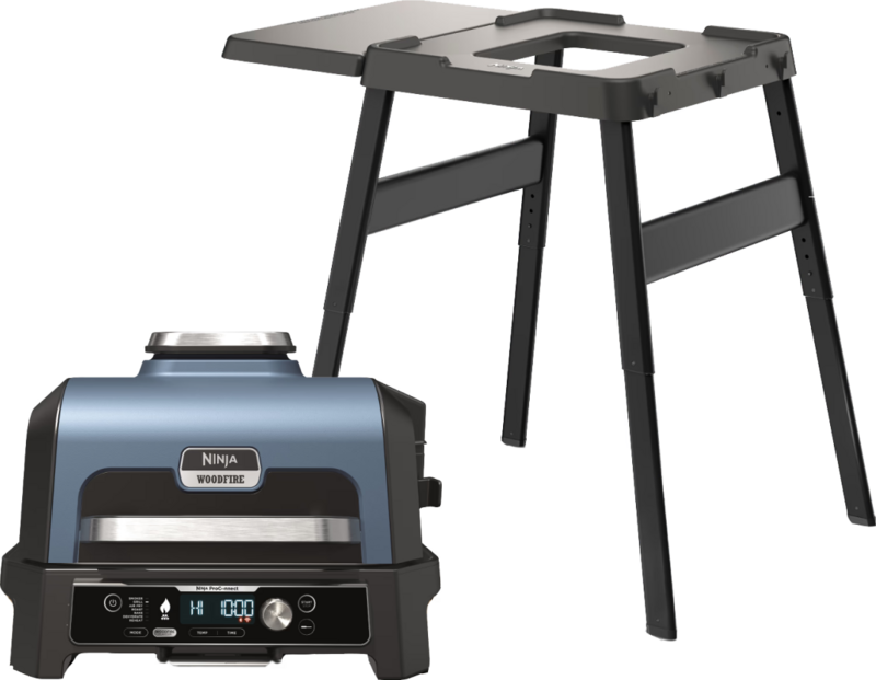 Ninja Woodfire Pro XL Elektrische BBQ Grill en Roker OG901EU + Ninja Woodfire Standaard