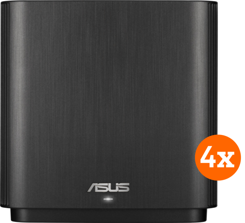 Asus ZenWifi AX XT8 Mesh Wifi 6 (4-pack zwart)