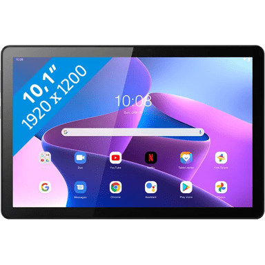 Lenovo Tab M10 (3de generatie) 10.1 inch 32GB Wifi Grijs + Book Case & Screenprotector