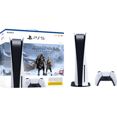 PlayStation 5 Disc Edition + God of War Ragnarok